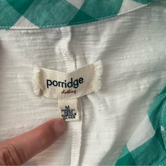 Anthropology gingham check blouse - Picture 5 of 6